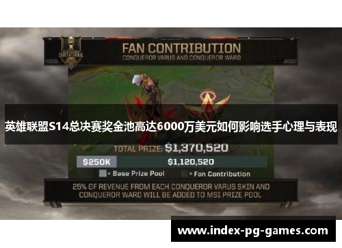 英雄联盟S14总决赛奖金池高达6000万美元如何影响选手心理与表现